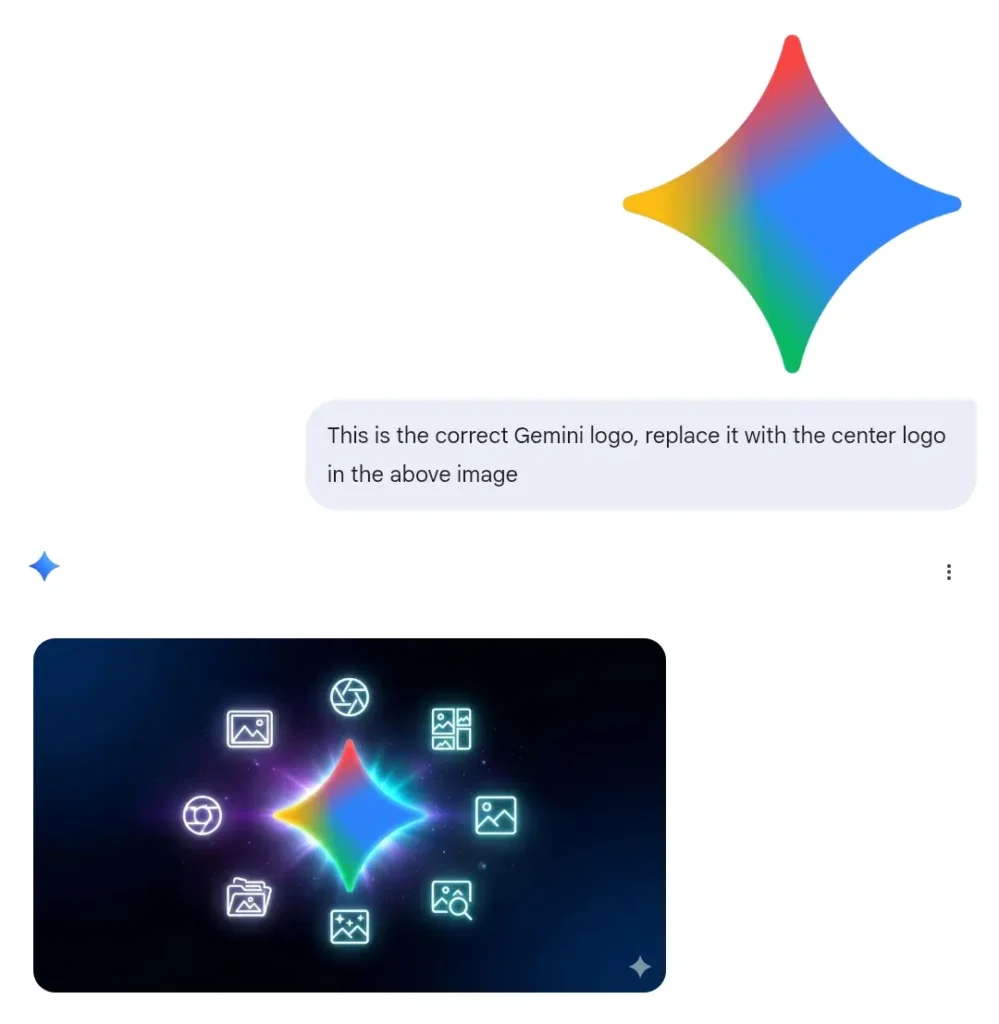 Gemini AI photo editing